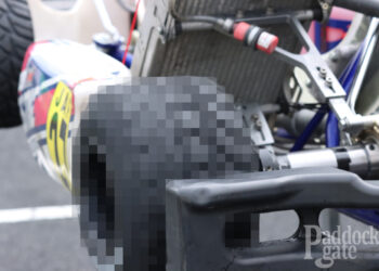 BRIDGESTONEが新たなパターンのレインタイヤを投入？【2021全日本カート御殿場】