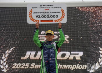 全戦優勝でJAFジュニア部門チャンピオンを獲得した坂野太絃【GPR 2025】