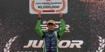 全戦優勝でJAFジュニア部門チャンピオンを獲得した坂野太絃【GPR 2025】