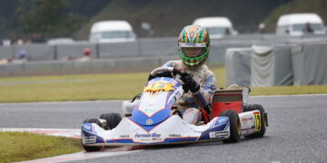 元田心絆の独特なウエットドライビングテクニック【2026全日本カート】