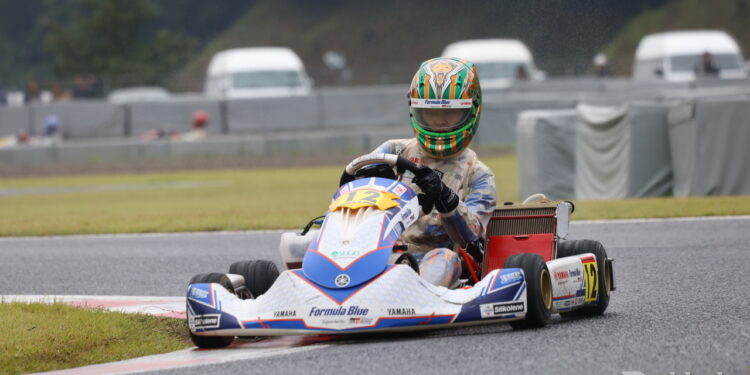 元田心絆の独特なウエットドライビングテクニック【2026全日本カート】